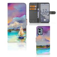 Hoesje Nokia X30 Boat | Portemonnee hoesje