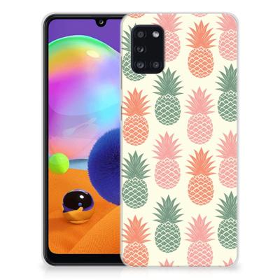 Samsung Galaxy A31 | Siliconen Case | Ananas