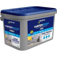 Waterdichtingsmembraan - BOSTIK - Waterstop - Lekreparatie - Emmer 14 kg - Grijs
