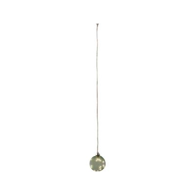 Kerstbal Lumineo Jute Kristal Om op te hangen MicroLED