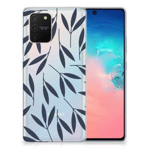 Samsung Galaxy S10 Lite TPU Case Leaves Blue