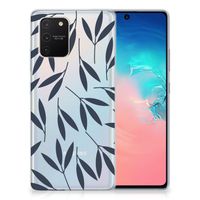 Samsung Galaxy S10 Lite TPU Case Leaves Blue