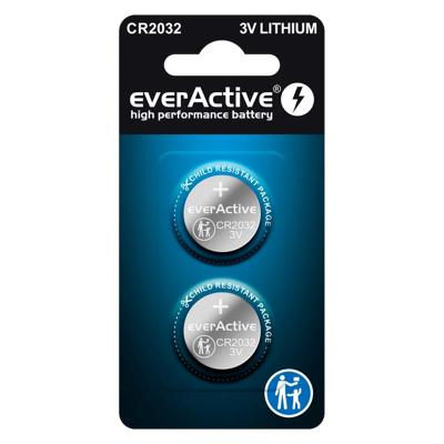 everActive CR2032 mini lithium batterij - blisterverpakking 2 st.