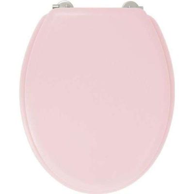 GELCO DESIGN Toiletzitting Dolce - Roestvrij stalen scharnieren - Gegoten hout - Rose crystal