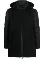 Herno parka matelassée à capuche détachable - Noir