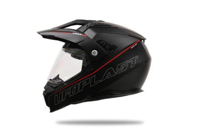 UFO PLAST Helmet aries m black/red
