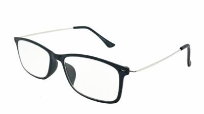 HIP Leesbril zwart/metaal - +3.0
