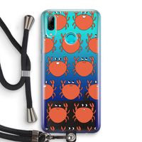 Krab: Huawei P Smart (2019) Transparant Hoesje met koord