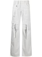 Blumarine jean droit à poches cargo - Gris