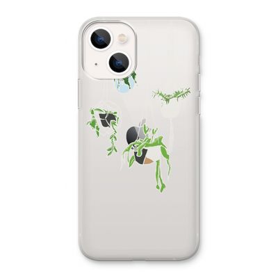 Hang In There: iPhone 13 Transparant Hoesje