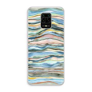 Watercolor Agate: Xiaomi Redmi Note 10 Lite Transparant Hoesje