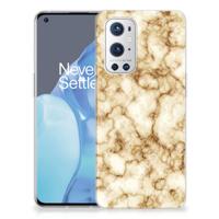 OnePlus 9 Pro | TPU | Siliconen hoesje | Marmer Goud