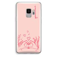 Love is in the air: Samsung Galaxy S9 Transparant Hoesje