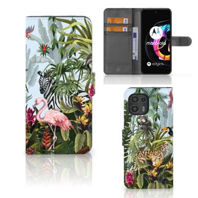 Telefoonhoesje | Met pasjeshouder | voor Motorola Edge 20 Lite Jungle