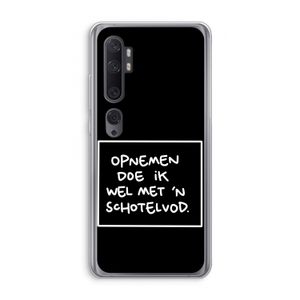 Schotelvod: Xiaomi Mi Note 10 Pro Transparant Hoesje