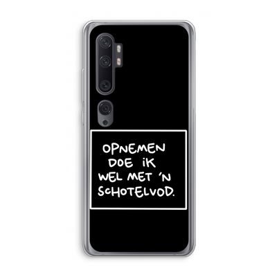 Schotelvod: Xiaomi Mi Note 10 Pro Transparant Hoesje