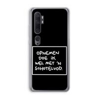 Schotelvod: Xiaomi Mi Note 10 Pro Transparant Hoesje