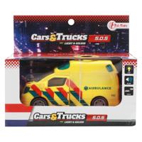 Toi-Toys Cars & trucks frictie ambulance (nl) met licht en geluid
