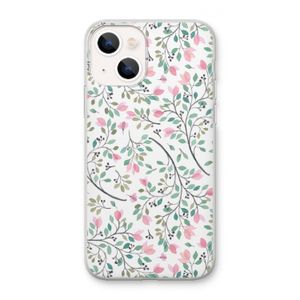 Sierlijke bloemen: iPhone 13 mini Transparant Hoesje
