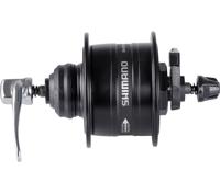 Shimano Dynamonaaf hd-3d37 3 watt - 32 gaats - center lock - snelspanner - zwart