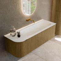 Badmeubel Mondiaz Kurve-Dlux | 135 cm cm | Meubelkleur Dusk | Wastafelkleur Opalo | Solid surface | Wasbak rechter zijde spoelbak | Zonder kraangat(en) Badmeubel Mondiaz Kurve-Dlux | 135 cm cm | Meubelkleur Dusk | Wastafelkleur Opalo | Solid surface | Wasbak rechter zijde spoelbak | Zonder kraangat(en)