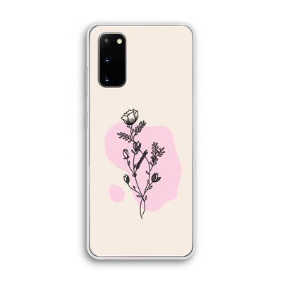 Roses are red: Samsung Galaxy S20 Transparant Hoesje