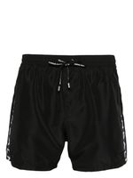 Balmain short de bain à bande logo - Noir - thumbnail