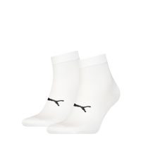 Puma Sport Quartersokken Light 2-pack Wit-43/46 - thumbnail