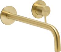 Qisani Flow wastafelkraan afbouwdeel met 250mm uitloop gold