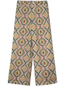 ETRO pantalon ample à fleurs - Jaune