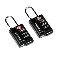 Stahlex Kofferslot - 2x - zwart - cijferslot - reisslot - bagageslot