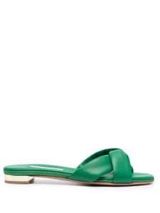 Aquazzura sandales Olie 25 mm en cuir - Vert