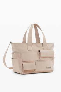 Shopper met meerdere vakken - WHITE - U