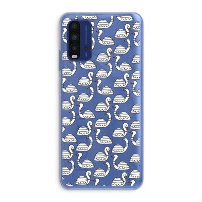 Zwanen: Xiaomi Redmi 9T Transparant Hoesje
