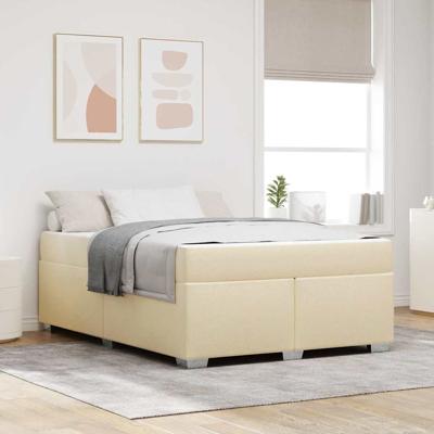 Bedframe Anders Crème 140 x 200 cm Stof