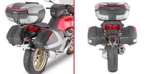 GIVI PLX Zijkofferhouders voor V35 of V37 koffers, Motorspecifieke bagage, PLX8207