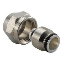 Uponor MLC klemkoppeling euroconus 16mmx3/4 BI met metalen tule 1058090 - thumbnail