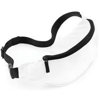 Heuptasje/buideltasje - 1x - wit - 38 cm - festivaltasjes - Reis/vakantie/wandel tasje