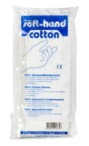 Softhand Verbandhandschoen soft cotton L (5 Paar)