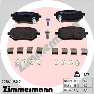 Remblokkenset, schijfrem 228611802