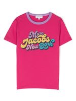 Marc Jacobs Kids t-shirt à logo pailleté - Rose - thumbnail