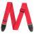 Dunlop DST7001RD Deluxe Seatbelt Strap gitaarband rood