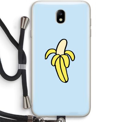 Banana: Samsung Galaxy J7 (2017) Transparant Hoesje met koord