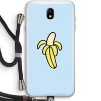 Banana: Samsung Galaxy J7 (2017) Transparant Hoesje met koord