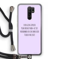 Tequila: Xiaomi Redmi 9 Transparant Hoesje met koord