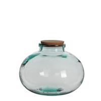 Glazen pot Mica Decorations Olly Cirkelvormig Kurk Afvoerstop Decoratief Kristal (Ø 29 x 23 cm) Glazen pot Mica Decorations Olly Cirkelvormig Kurk Afvoerstop Decoratief Kristal (Ø 29 x 23 cm)