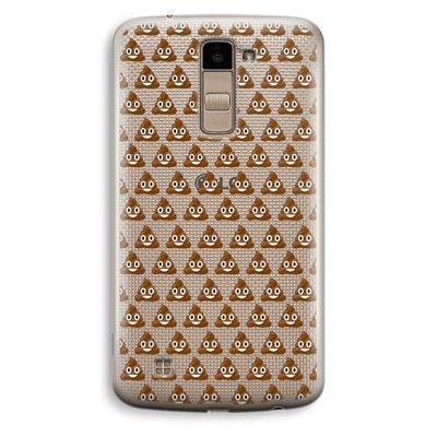 Poop emoji: LG K10 (2016) Transparant Hoesje