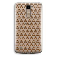 Poop emoji: LG K10 (2016) Transparant Hoesje