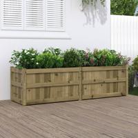 VidaXL Plantenbak 180x50x50 cm geïmpregneerd grenenhout
