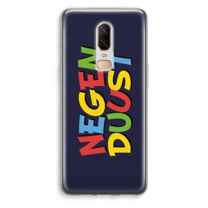 90's One: OnePlus 6 Transparant Hoesje